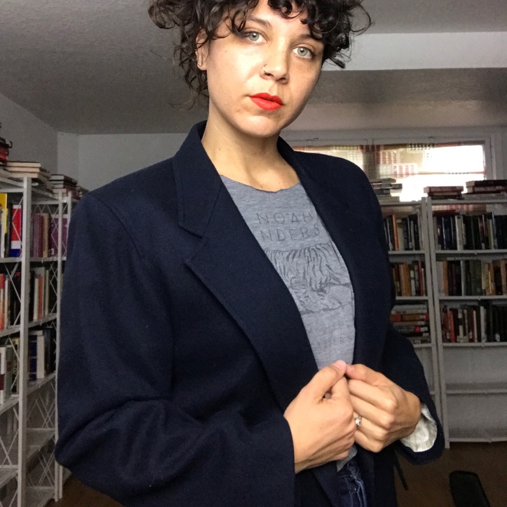 Liz Sport Navy Blazer w/ Single Button - DC